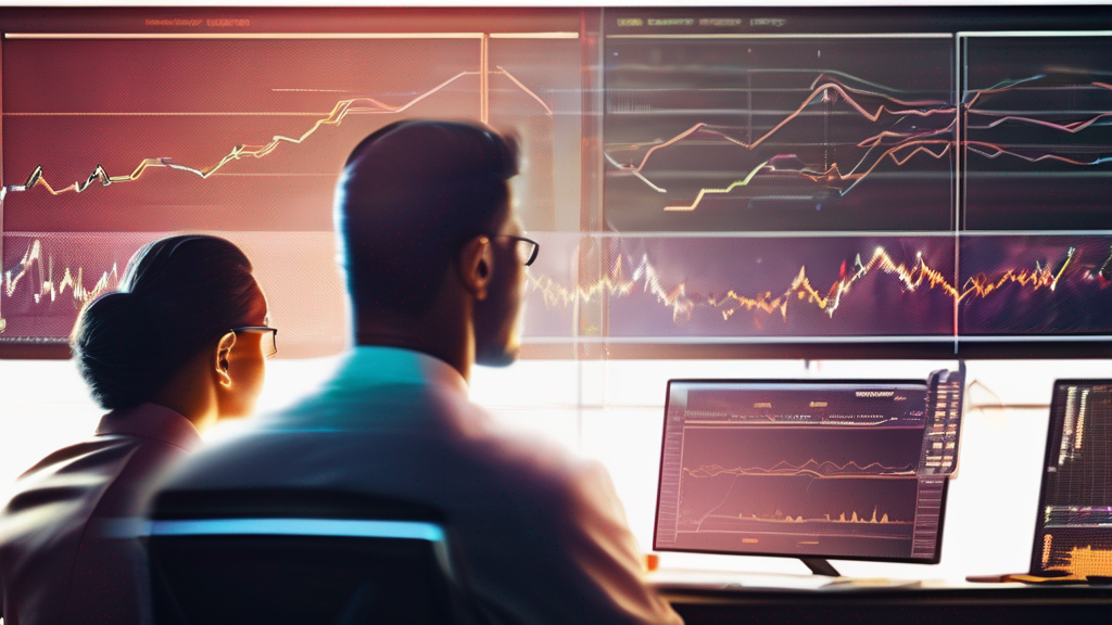 Traders analyzing charts for a prop trading challenge.