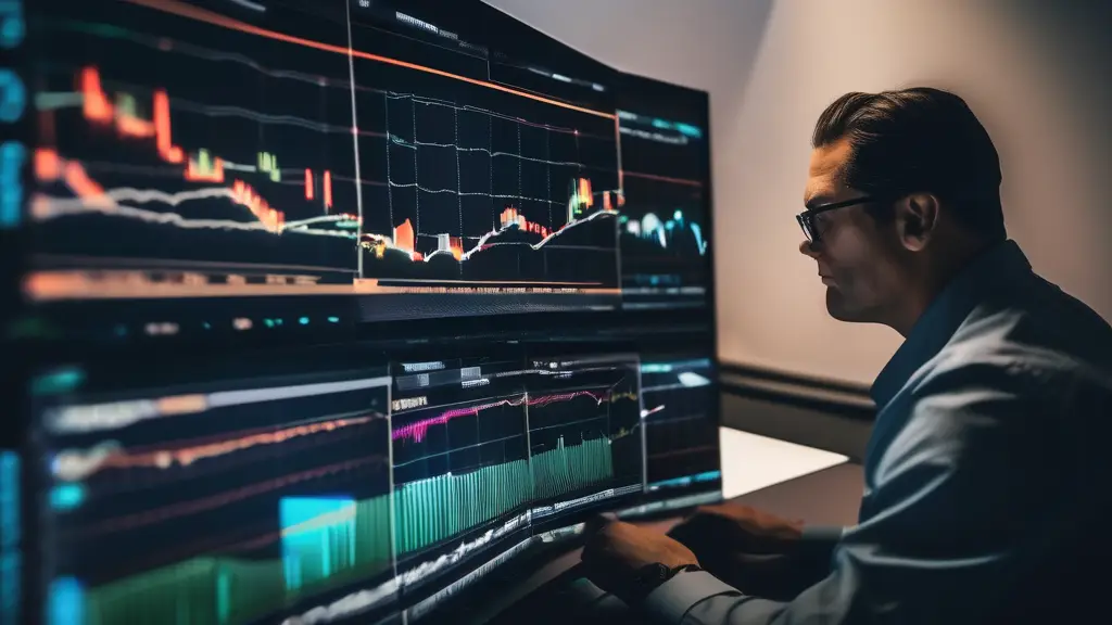 Trader analyzing charts on a trading platform