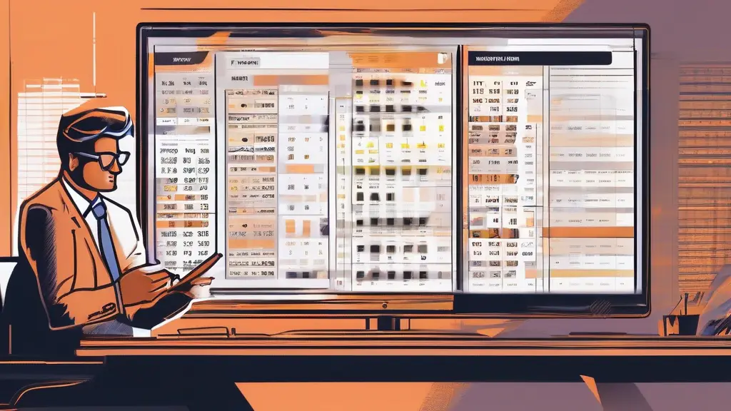 Trader reviewing prop trading firm rules with no time limit, drawdown limits, and daily loss controls on a dashboard.